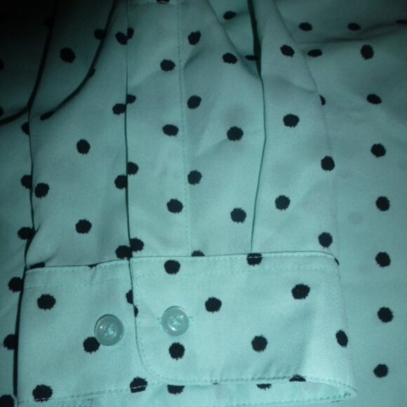 Stylish Women’s Polka Dot Long Free-Style Tunic – Size 26W by Denim 24/7 - Picture 6 of 12